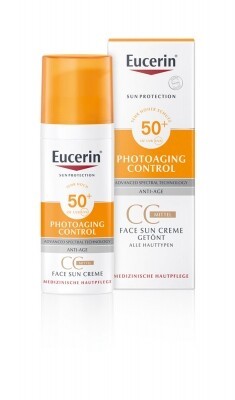 EUCERIN SUN FF50 photoaging control színezett medium 50 ml