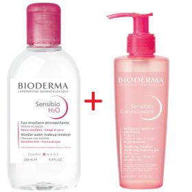 BIODERMA SENSIBIO H2O 250 ML + SENSIBIO GEL MOUSSANT 200 ML VIRTUÁLIS CSOMAG   BIODERMA SENSIBIO H2O 250 ML + SENSIBIO GEL MOUSSANT 200 ML VIRTUÁLIS CSOMAG