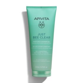 APIVITA JUST BEE CLEAR arctisztító habzó gél zsíros bőrre 200 ml   APIVITA JUST BEE CLEAR arctisztító habzó gél zsíros bőrre 200 ml