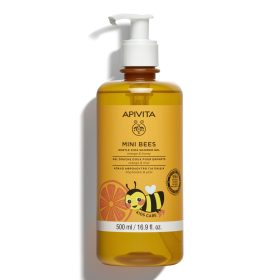 APIVITA MINI BEES bőrkímélő tusfürdő gyerekeknek 500 ml   APIVITA MINI BEES bőrkímélő tusfürdő gyerekeknek 500 ml