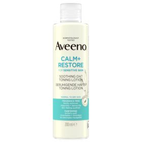AVEENO CALM+ RESTORE nyugtató tonizáló lotion zabbal 200 ml   AVEENO CALM+ RESTORE nyugtató tonizáló lotion zabbal 200 ml