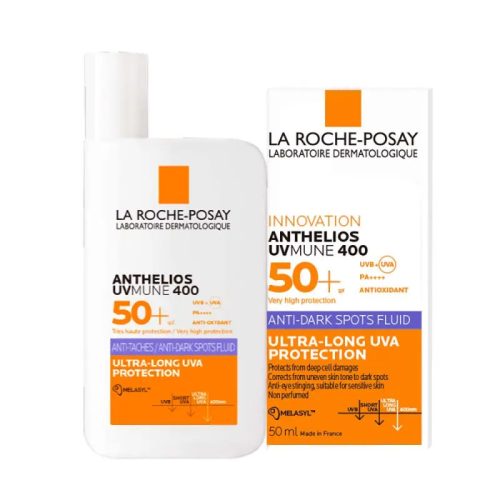 LA ROCHE-POSAY ANTHELIOS UV MUNE400 FLUID SPF50+ pigmentfoltok ellen 50 ml