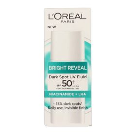 L' ORÉAL Paris Bright Reveal mindennapos UV-sugárzás és sötét foltok elleni fluid SPF50+ 50 ml   L' ORÉAL Paris Bright Reveal mindennapos UV-sugárzás és sötét foltok elleni fluid SPF50+ 50 ml