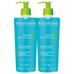 BIODERMA SÉBIUM MOUSSANT gél 2x500 ml VIRTUÁLIS BIODERMA SÉBIUM MOUSSANT gél 2x500 ml VIRTUÁLIS