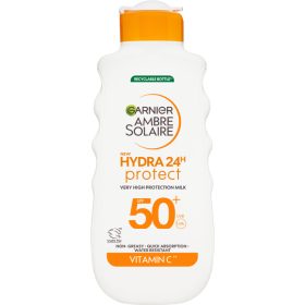   GARNIER AMBRE SOLAIRE Hydra24h UV-sugárzás elleni naptej SPF50 175 ml
