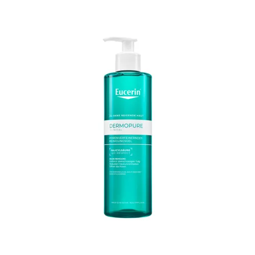 EUCERIN DERMOPURE CLINICAL CORRECTING CLEANSER mélytisztító gél arcra és testre 400 ml