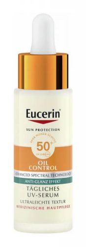 EUCERIN SUN oil control nappali UV szérum arcra SPF50+ 30 ml