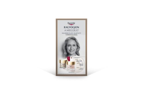 EUCERIN HYALURON-FILLER + ELASTICITY nappali arckrém rose SPF30 50 ml + éjszakai krém 50 ml