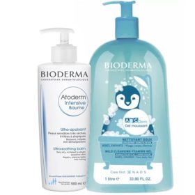 BIODERMA ABC DERM fürdető gél 1000 ml + ATODERM INTENSIVE nyugtató balzsam 500 ml VIRTUÁLIS   BIODERMA ABC DERM fürdető gél 1000 ml + ATODERM INTENSIVE nyugtató balzsam 500 ml VIRTUÁLIS