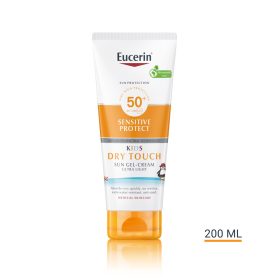   EUCERIN SUN kids sensitive protect dry touch gyereknapozó gél-krém SPF50+ 200 ml