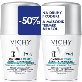 VICHY DEO 72h invisible resist női golyós dezodor duopack 2x50 ml   VICHY DEO 72h invisible resist női golyós dezodor duopack 2x50 ml