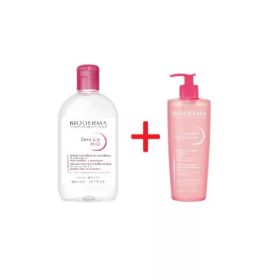   BIODERMA SENSIBIO H2O 500 ml + SENSIBIO GEL MOUSSANT 500 ml VIRTUÁLIS csomag