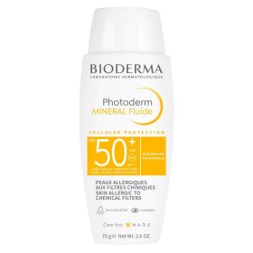 BIODERMA PHOTODERM SPF 50+ MINERAL fluid 75 g BIODERMA PHOTODERM SPF 50+ MINERAL fluid 75 g