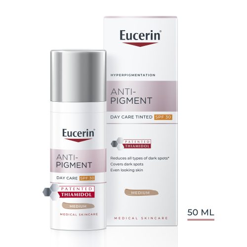 EUCERIN ANTI-PIGMENT FF30 színezett nappali arckrém medium 50 ml