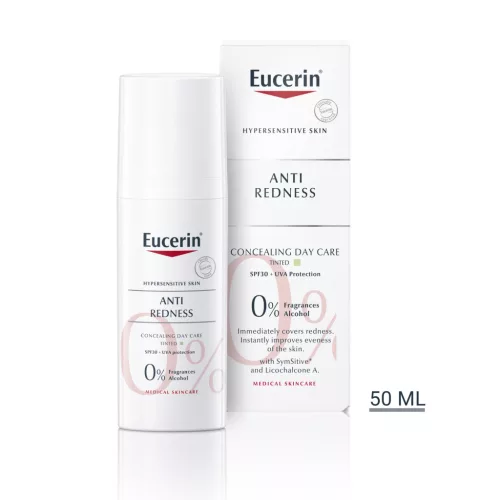 EUCERIN ANTI-REDNESS FF25 nappali színezett arcápoló 50 ml