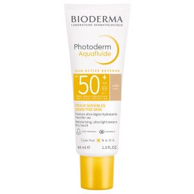 BIODERMA PHOTODERM SPF50+ AQUAFLUIDE világos színezett krém 40 ml   BIODERMA PHOTODERM SPF50+ AQUAFLUIDE világos színezett krém 40 ml