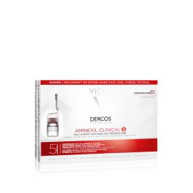 VICHY DERCOS AMINEXIL CLINICAL 5 többfunkciós hajápoló program hajhullás ellen nőknek 21 x 6 ml   VICHY DERCOS AMINEXIL CLINICAL 5 többfunkciós hajápoló program hajhullás ellen nőknek 21 x 6 ml