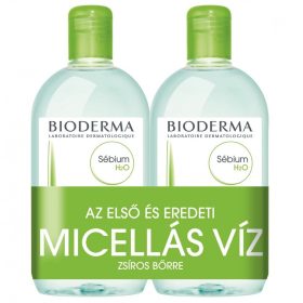 BIODERMA MICELLAFESZTIVÁL 2x500 ml SEBIUM H2O micellás arclemosó zsíros és kombinált bőrre   BIODERMA MICELLAFESZTIVÁL 2x500 ml SEBIUM H2O micellás arclemosó zsíros és kombinált bőrre