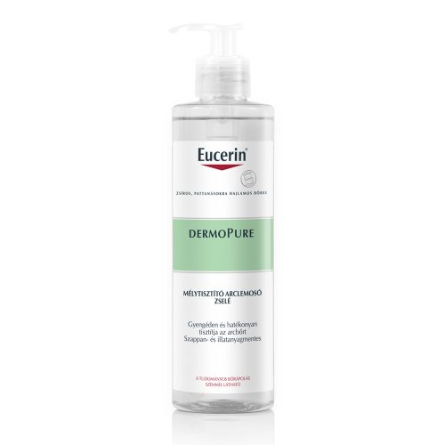 EUCERIN DERMOPURE mélytisztító arclemosó zselé 400 ml
