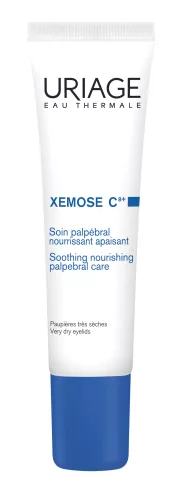 Uriage XÉMOSE C8+ Nyugtató szemkörnyék ápoló krém száraz/nagyon száraz bőrre 15 ml