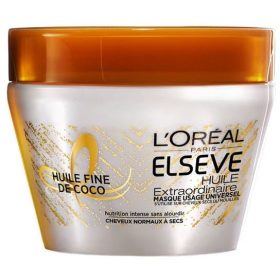 L' ORÉAL Paris Elseve Extraordinary Coco Oil hajpakolás, 300 ml   L' ORÉAL Paris Elseve Extraordinary Coco Oil hajpakolás, 300 ml
