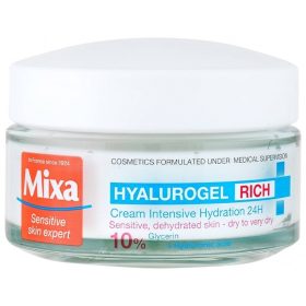   MIXA Hyalurogél Rich hialuronsavval gazdagított (10%) intenzív hidratáló arcápoló 50 ml
