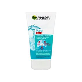 GARNIER Skin Pure 3in1 mélytisztító gél tubus 150 ml