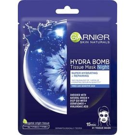 GARNIER Skin textil maszk - Moisture Bomb night 28 g