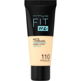   MAYBELLINE Fit Me! Matte+Poreless pórusösszehúzó és mattító alapozó - 110 30 ml