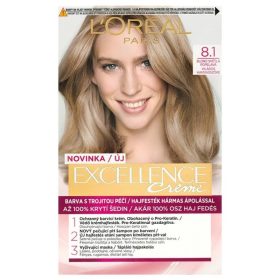 L' ORÉAL Paris Excellence hajfesték 8.1 világos hamvasszőke   L' ORÉAL Paris Excellence hajfesték 8.1 világos hamvasszőke