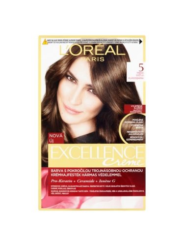 L' ORÉAL Paris Excellence hajfesték 5 világosbarna