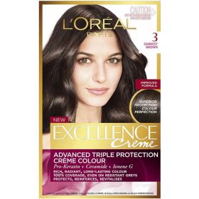 L' ORÉAL Paris Excellence hajfesték 3 sötétbarna L' ORÉAL Paris Excellence hajfesték 3 sötétbarna