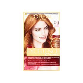L' ORÉAL Paris Excellence hajfesték 7.43 rézfényű aranyszőke   L' ORÉAL Paris Excellence hajfesték 7.43 rézfényű aranyszőke