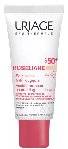 URIAGE ROSÉLIANE CC krém SPF50+ rosacea ellen 40ml