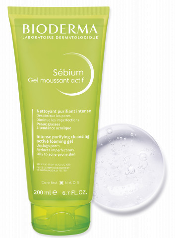 BIODERMA SEBIUM Gél Moussant Actif 200 ml