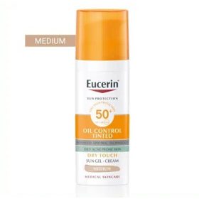 EUCERIN SUN FF50+ oil control krémgél közepes 50 ml